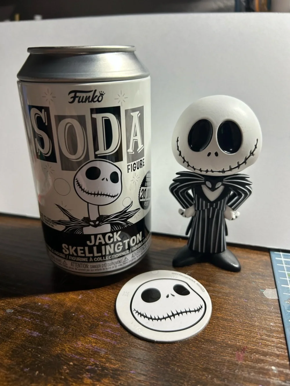 Funko Soda Jack Skellington Figure - Black & White - Picture 1 of 1